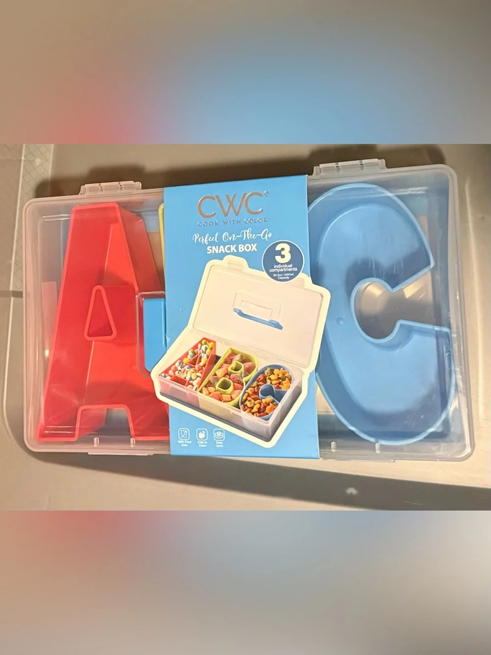 CWC Alphabet Snack Box Set - Red & Blue